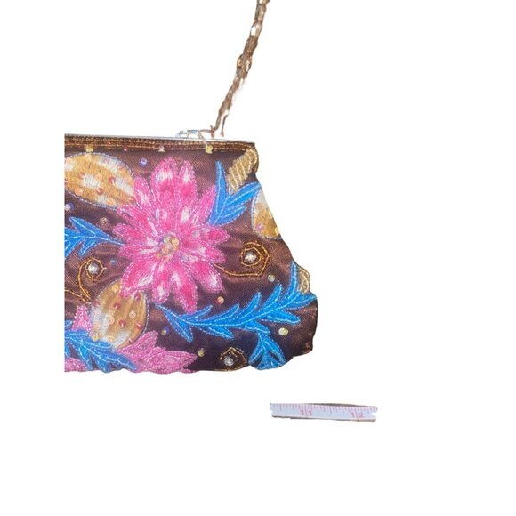 Vintage Rhinestones Clutch Evening Purse - Picture 7 of 8